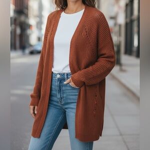 Love Ellie Cardigan Size M No Pockets Open Front Lightweight NWOT Stitch Fix